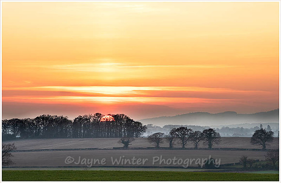 Sunset from Upper Strensham