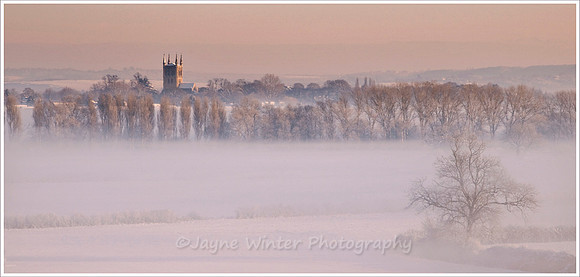 Winter Morning, Pershore Abbey